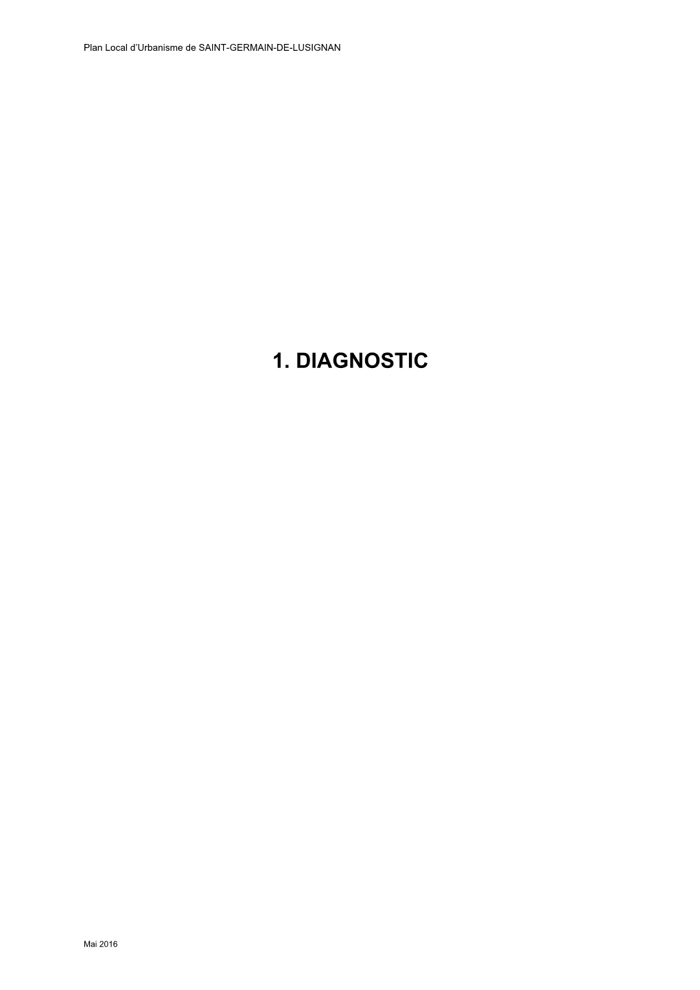 1. Diagnostic