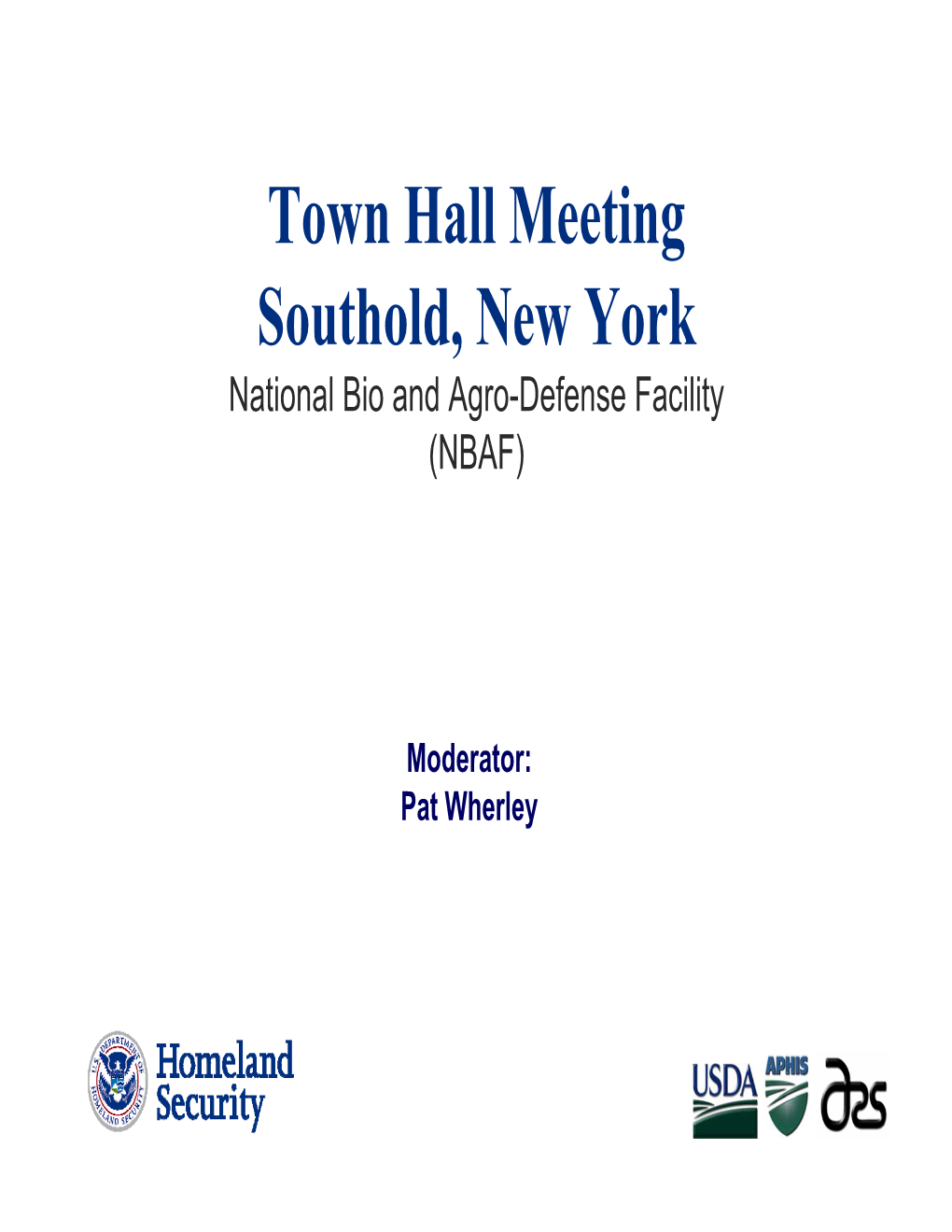 Town Hall Meeting Southold New York