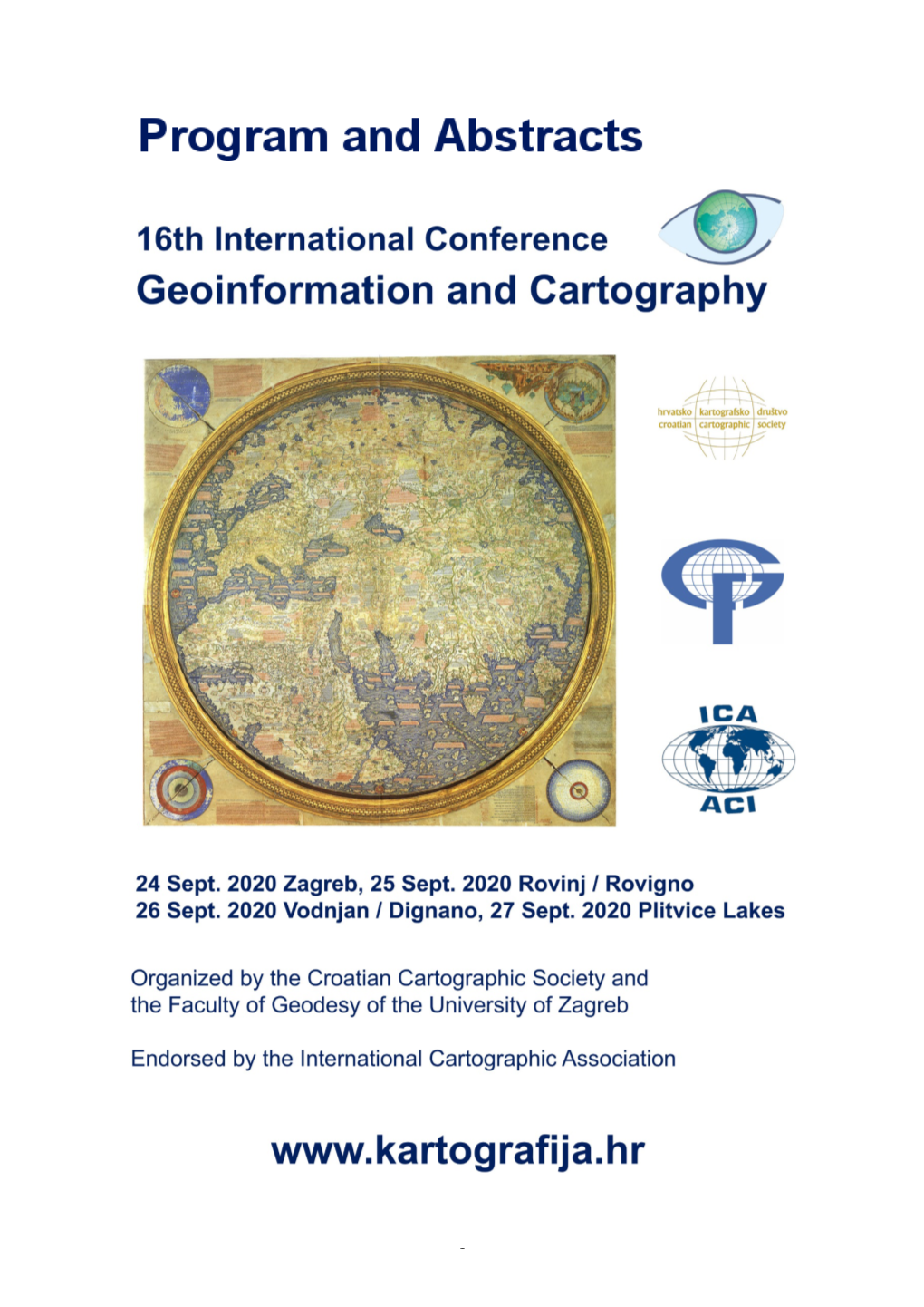 16Th International Conference on Geoinformation and Cartography