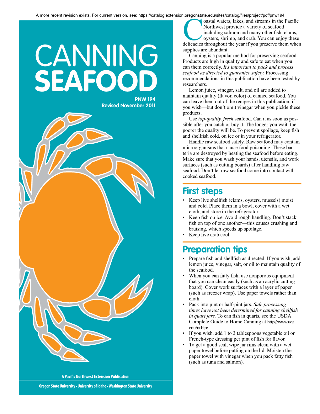 Canning Seafood