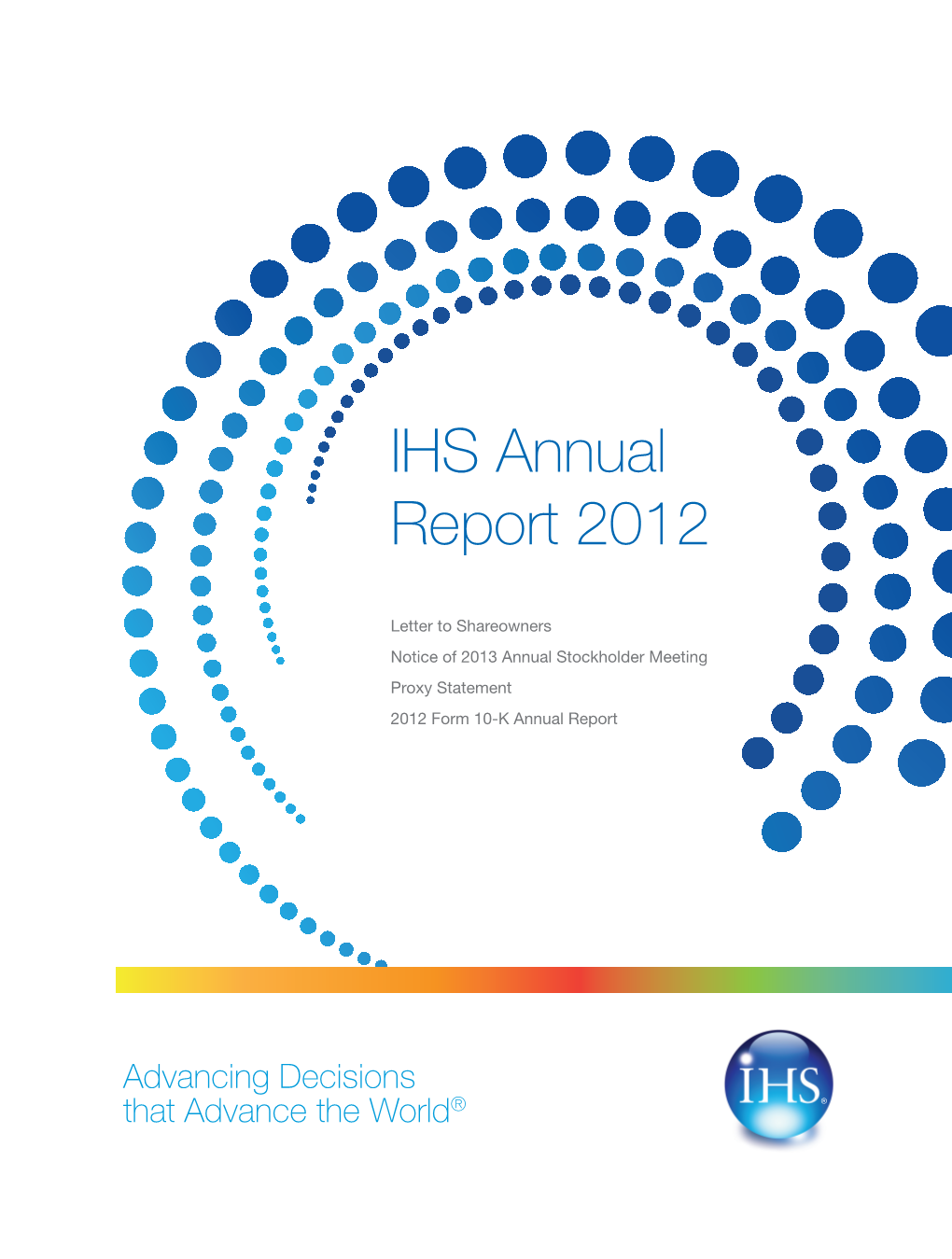 IHS Annual Report 2012