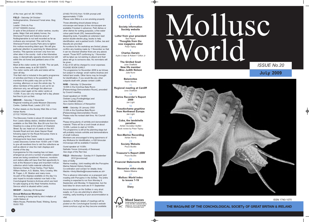 Mollusc Iss 18 Visual 1 09/10/2009 13:52 Page 1