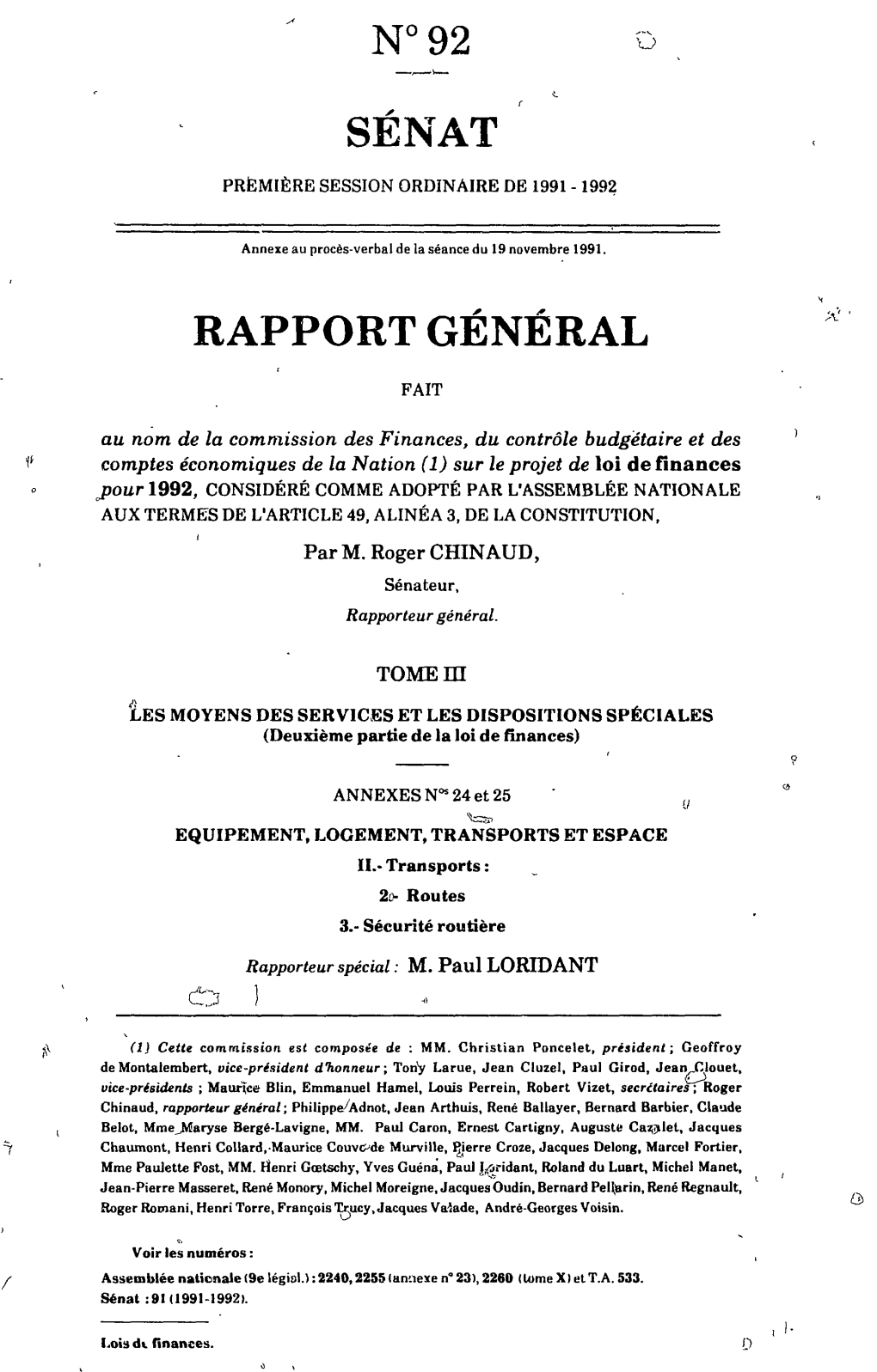 Rapport Général Tome III Annexe 24