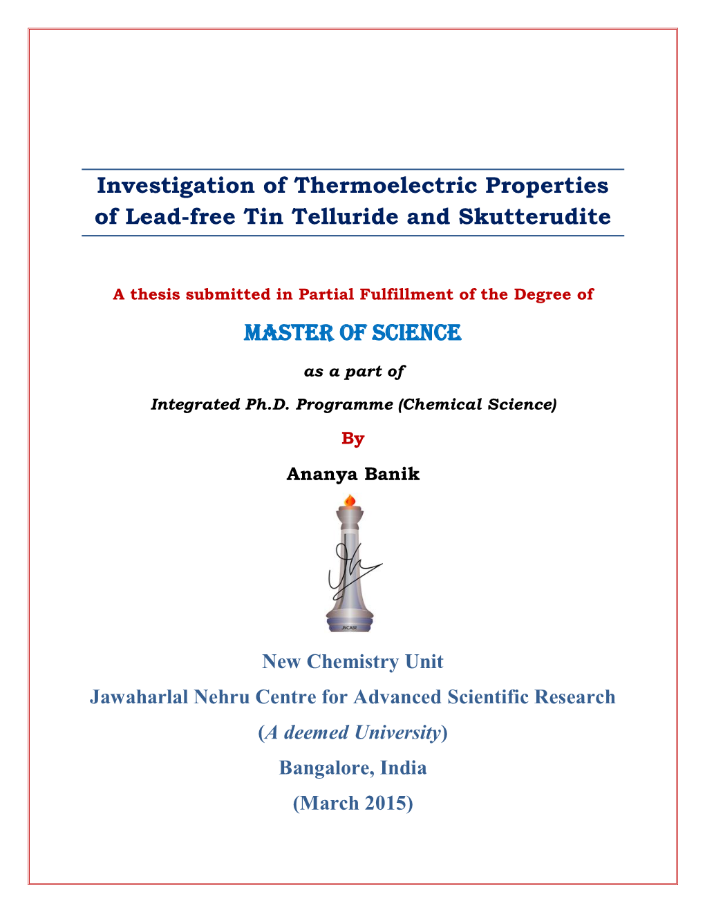 Investigation of Thermoelectric Properties of Lead-Free Tin Telluride and Skutterudite