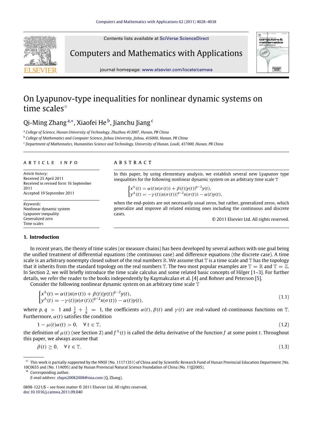 On Lyapunov-Type Inequalities for Nonlinear Dynamic Systems on Time Scales✩