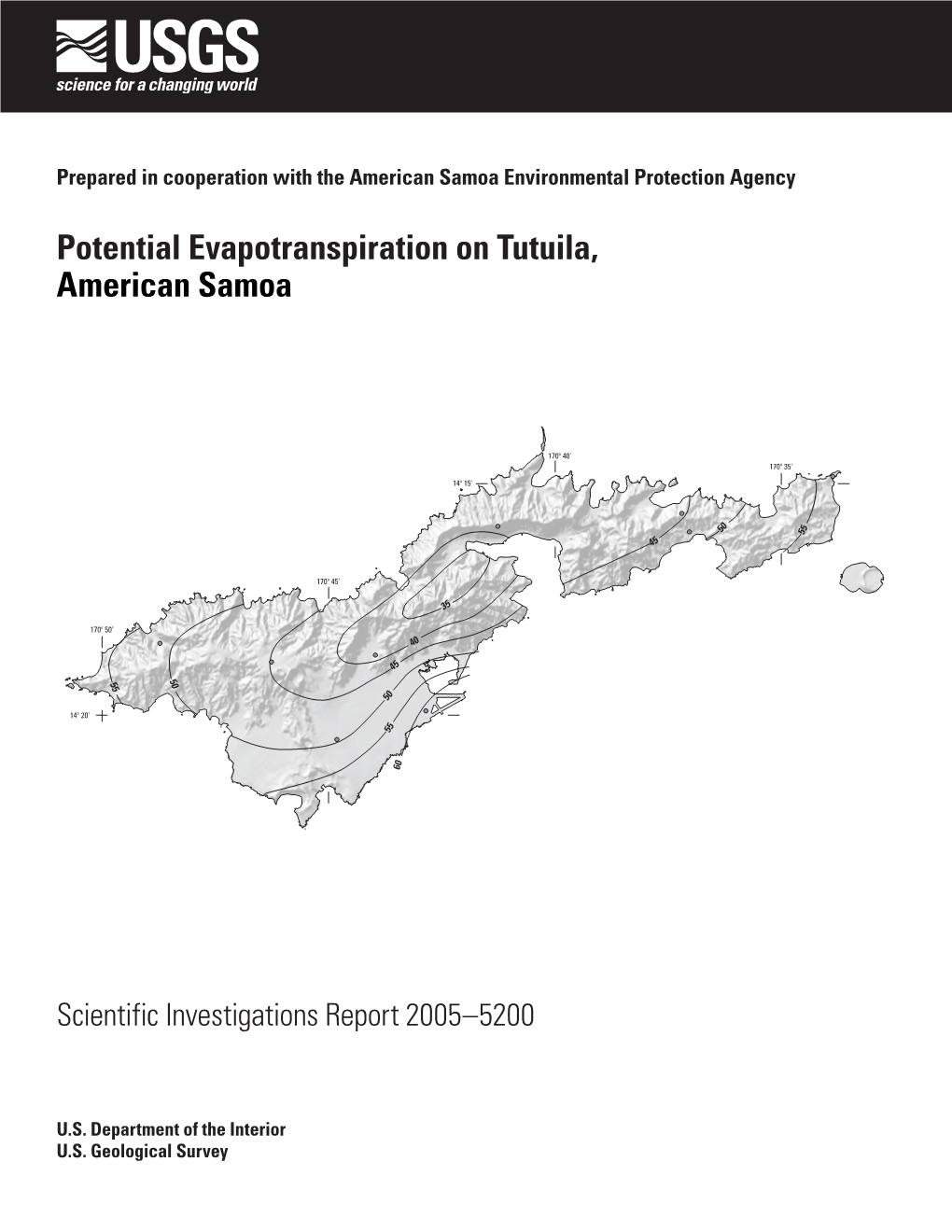 Potential Evapotranspiration on Tutuila, American Samoa