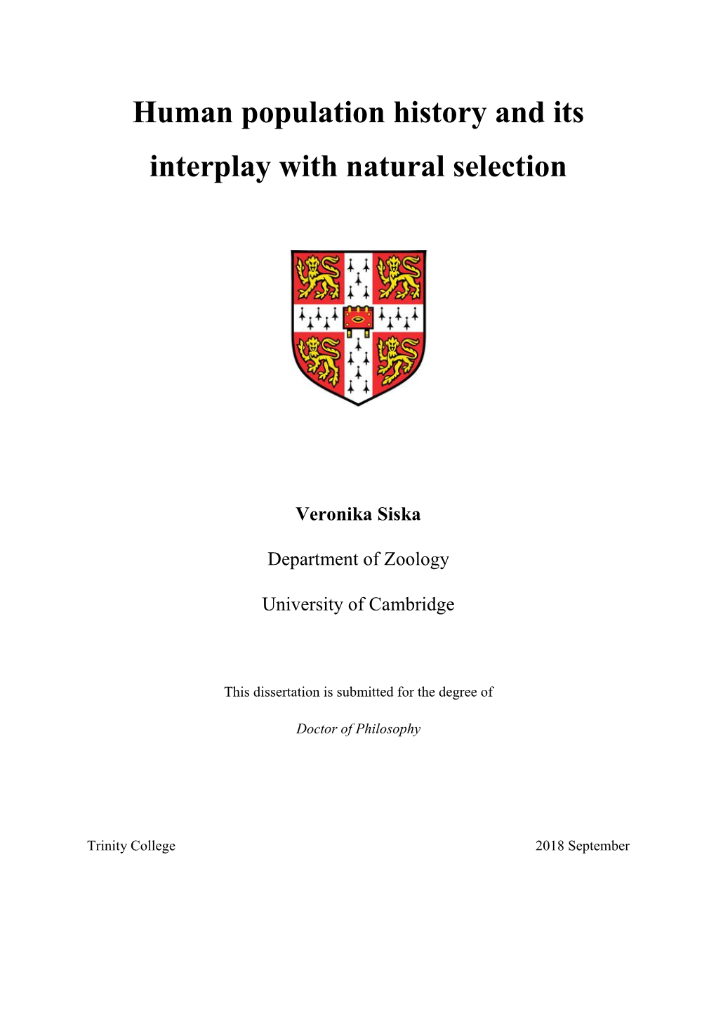 Human Population History and Its Interplay with Natural Selection