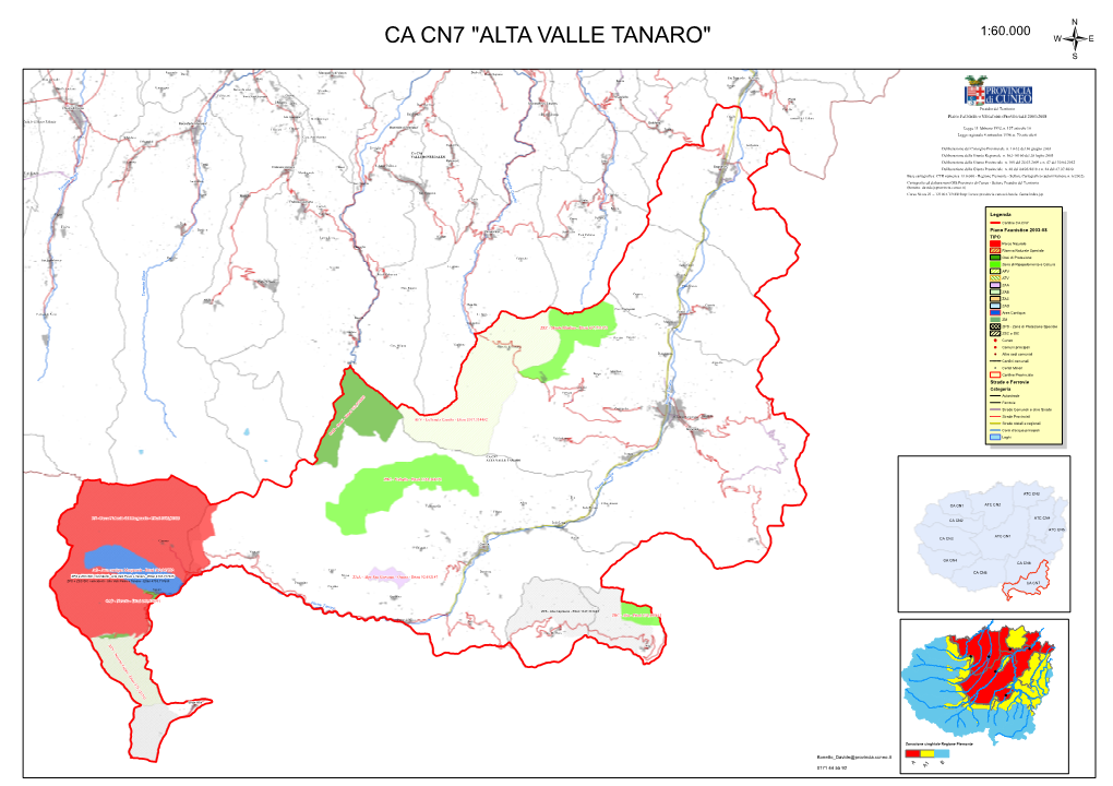 Ca Cn7 "Alta Valle Tanaro" 1:60.000