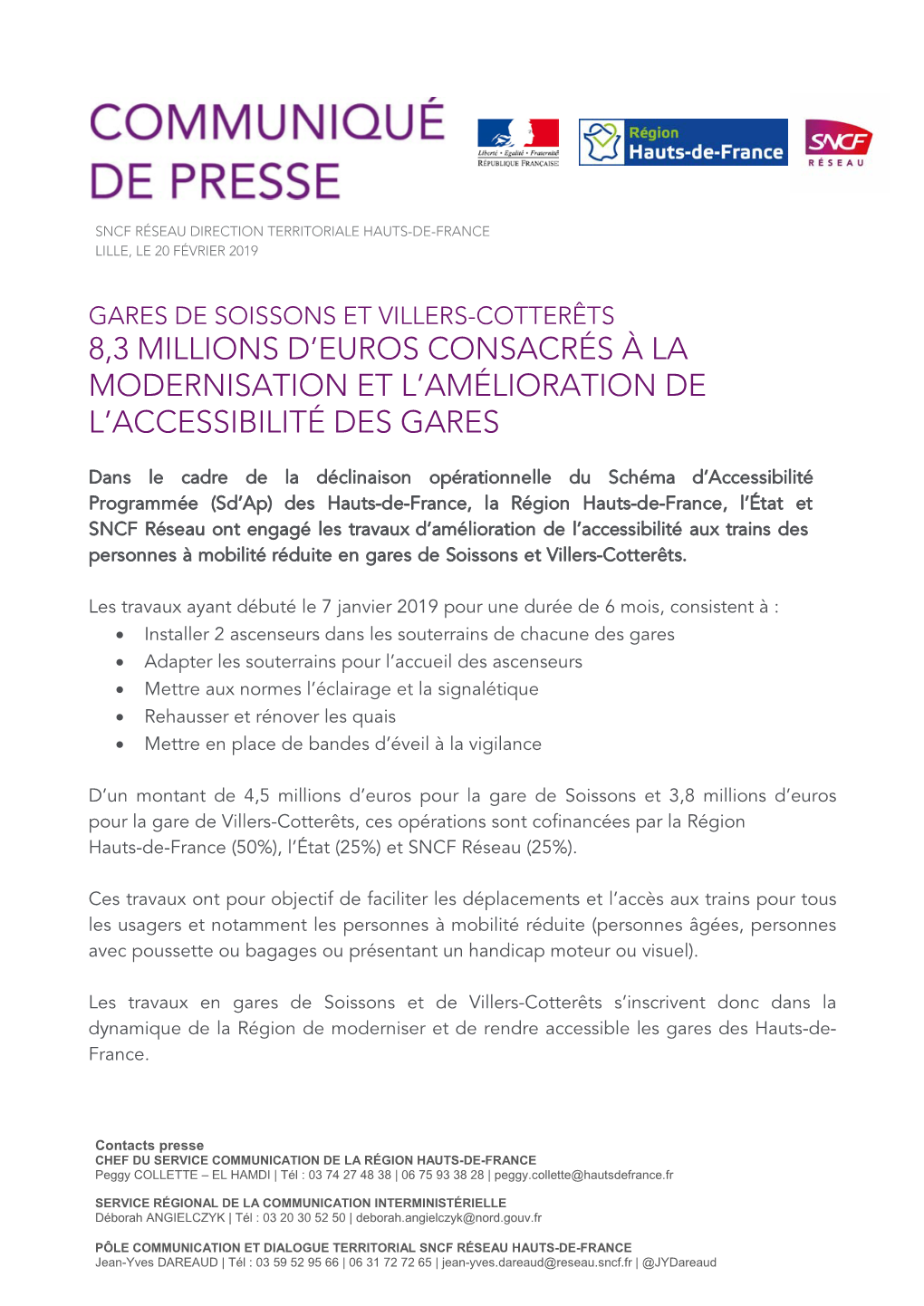 8,3 Millions D'euros Consacrés À La