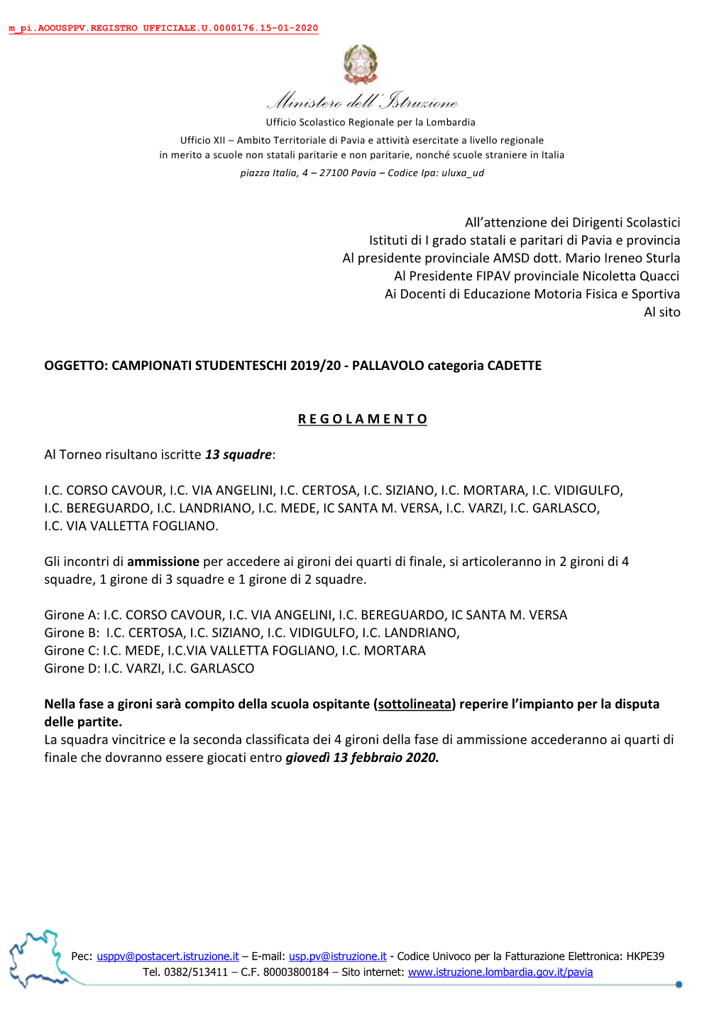 Ministero Dell'istruzione