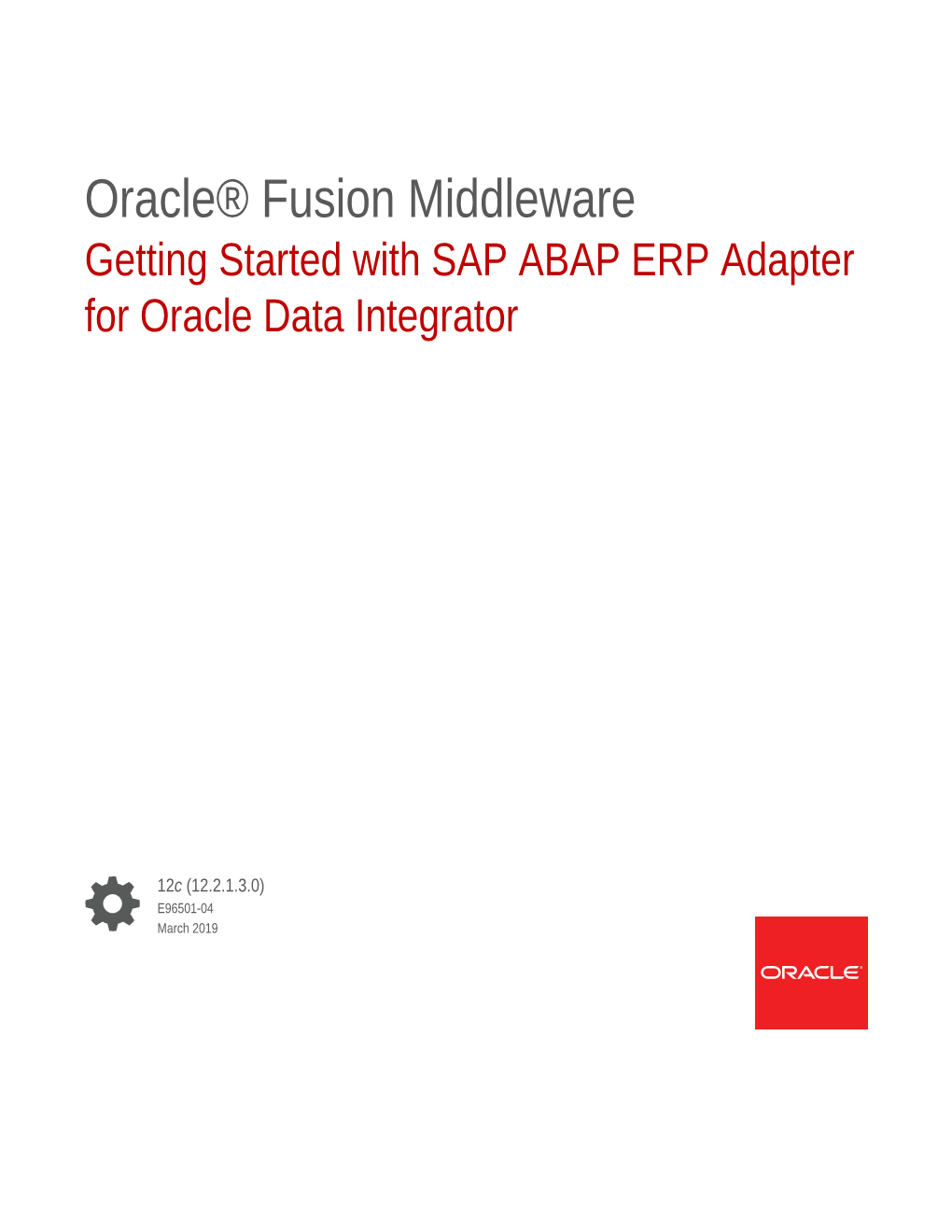 Getting Started with SAP ABAP ERP Adapter for Oracle Data Integrator