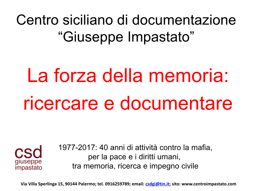 Giuseppe Impastato”