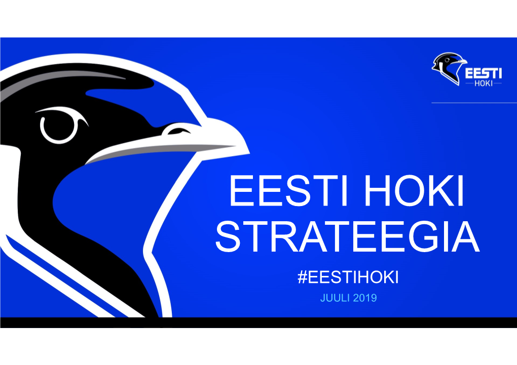 Eestihoki Juuli 2019 Eesti Hoki Strateegia