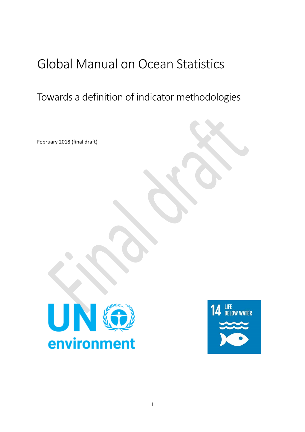 Global Manual on Ocean Statistics