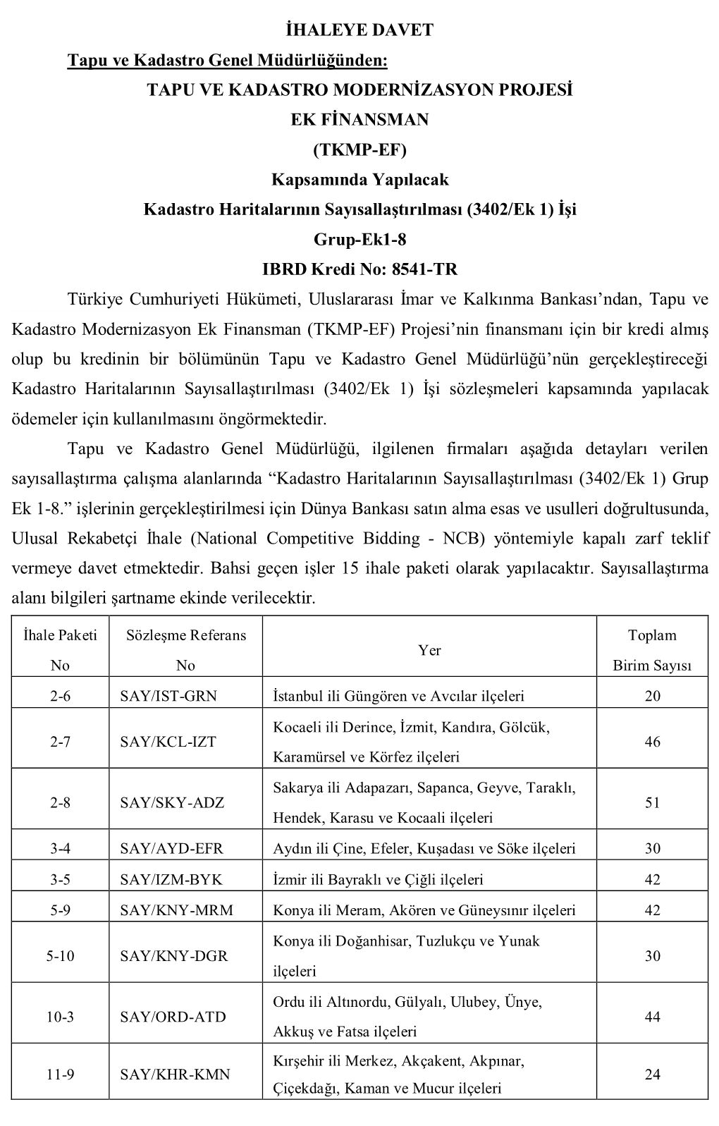 Tapu Ve Kadastro Genel Müdürlüğünden