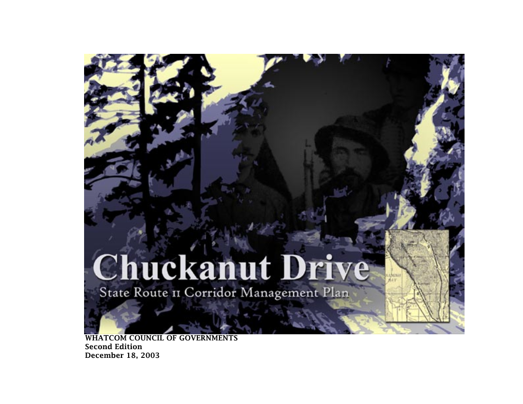 Chuckanut Drive Corridor Management Plan Chuckanut Drive Corridor Management Plan Contents Contents