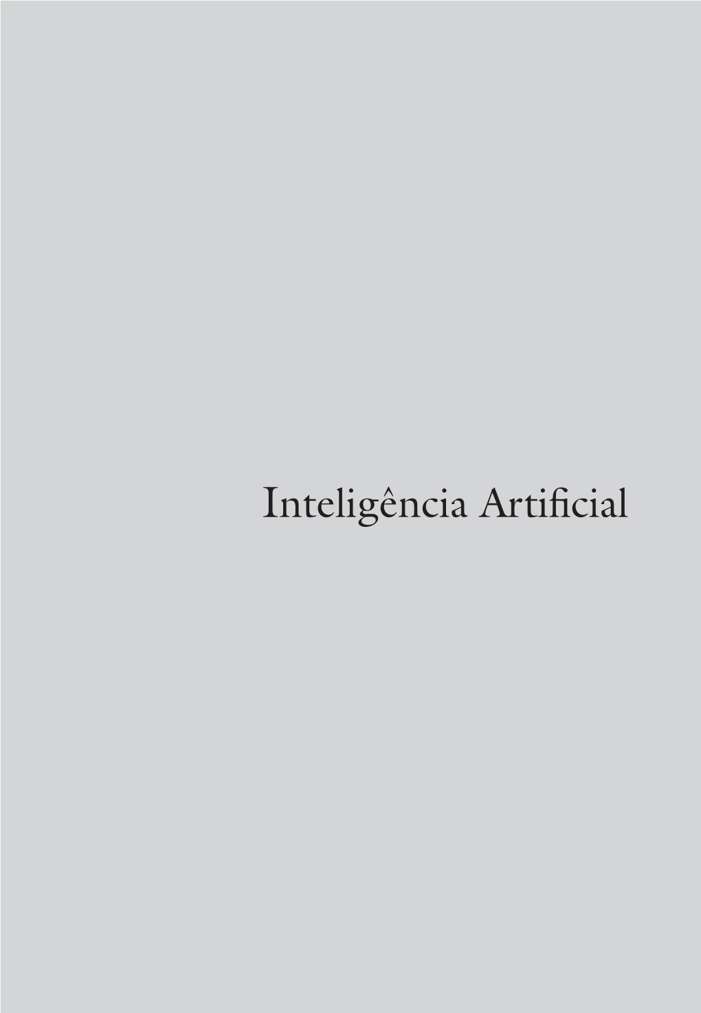 Inteligência Artificial