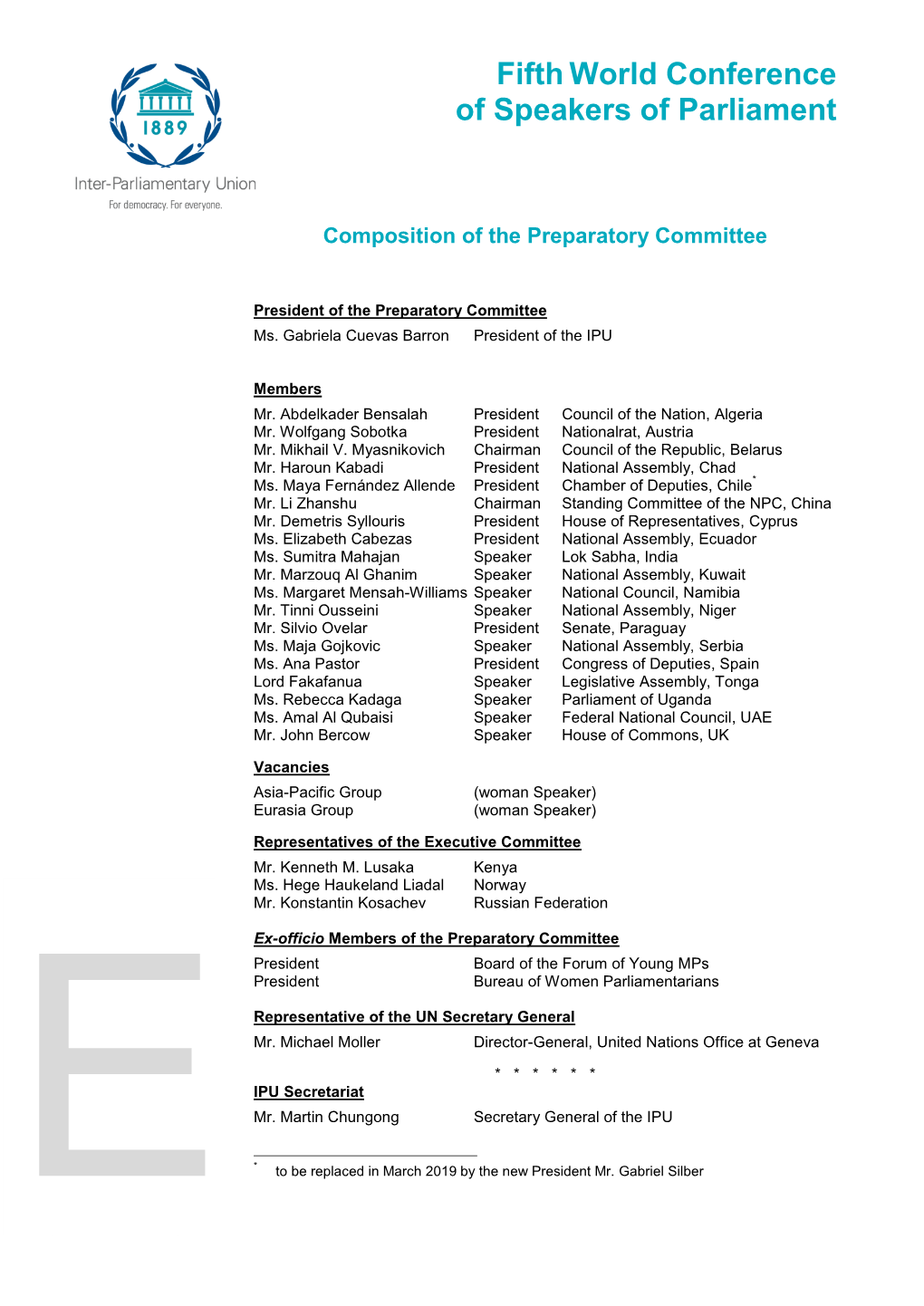 Preparatory Committee