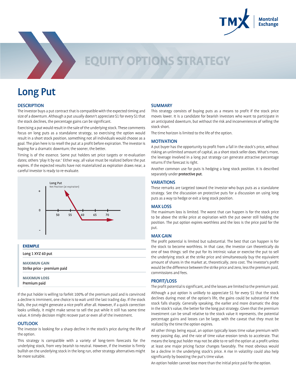 Equity Options Strategy