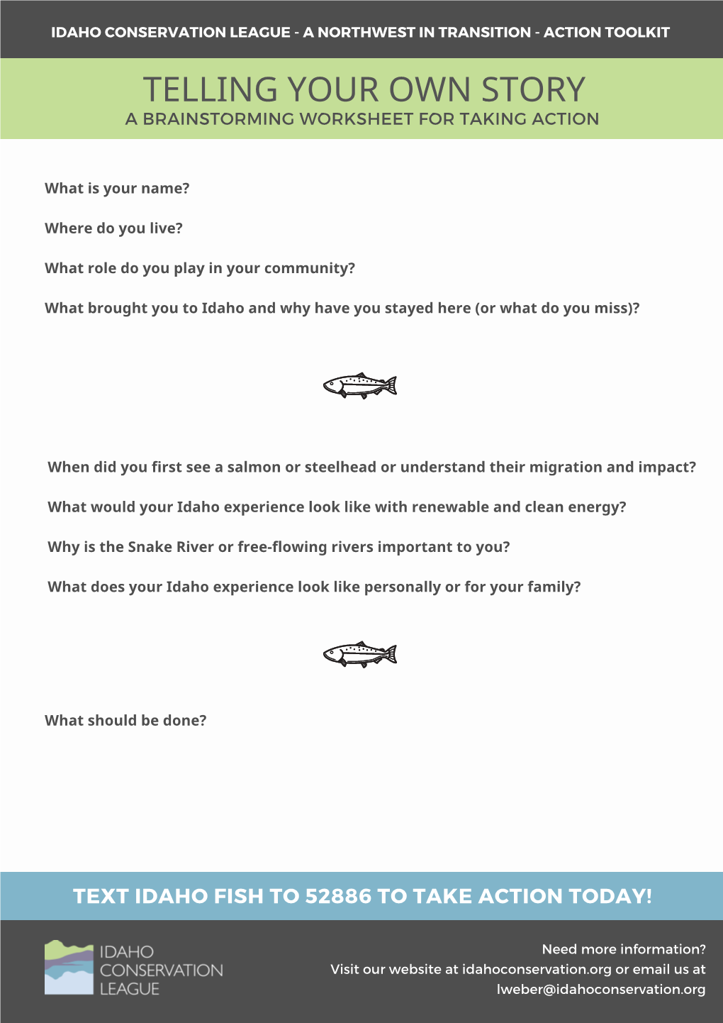 A Northwest in Transition - Action Toolkit