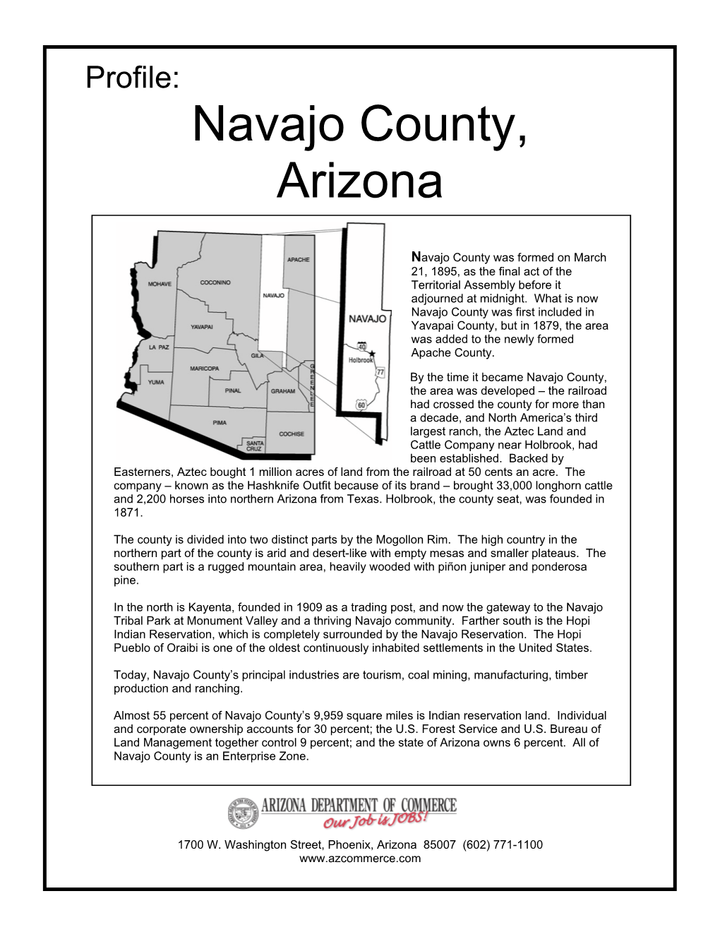 Navajo County, Arizona