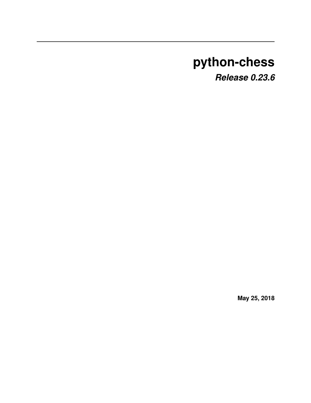 Python-Chess Release 0.23.6