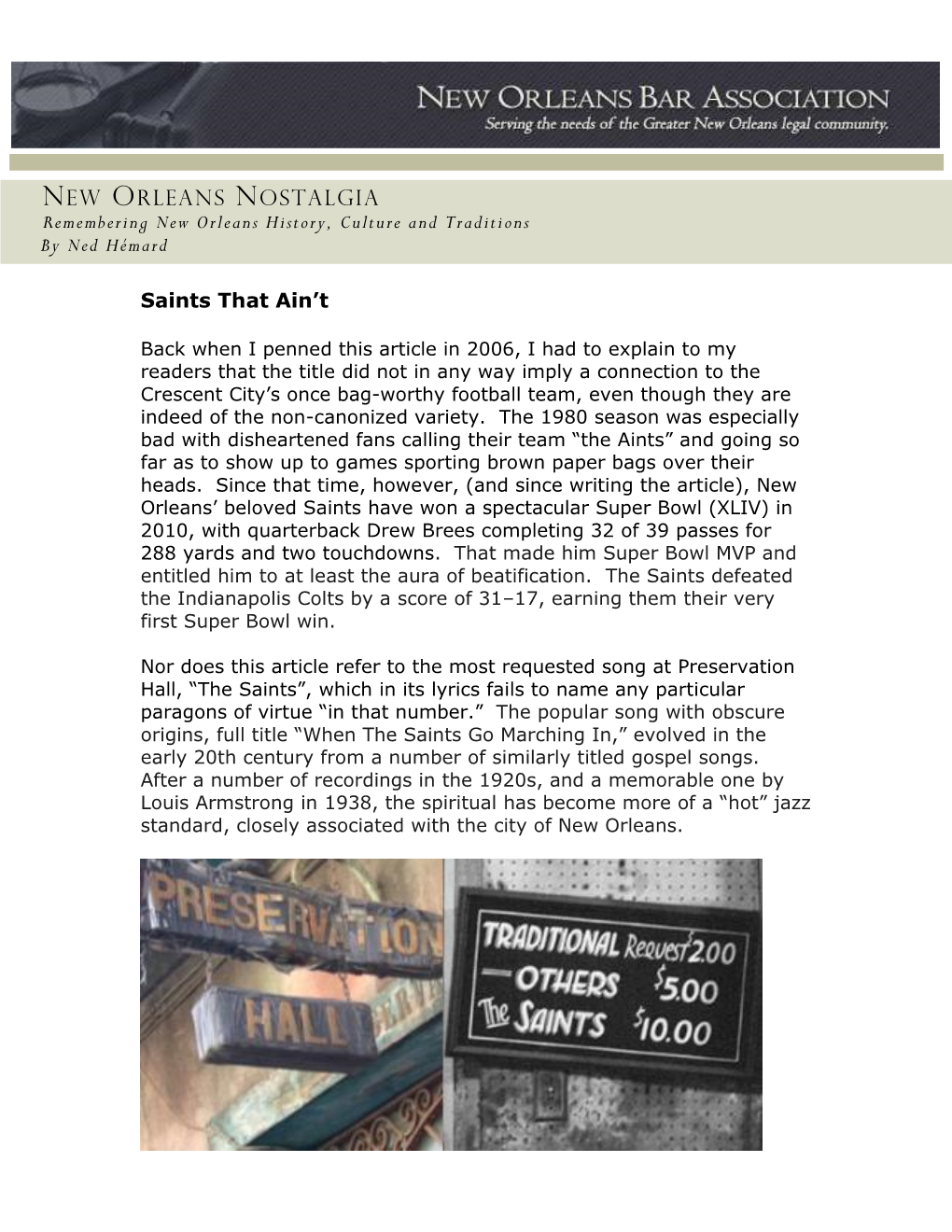 Saints That Ain't 6 8 16.Pdf