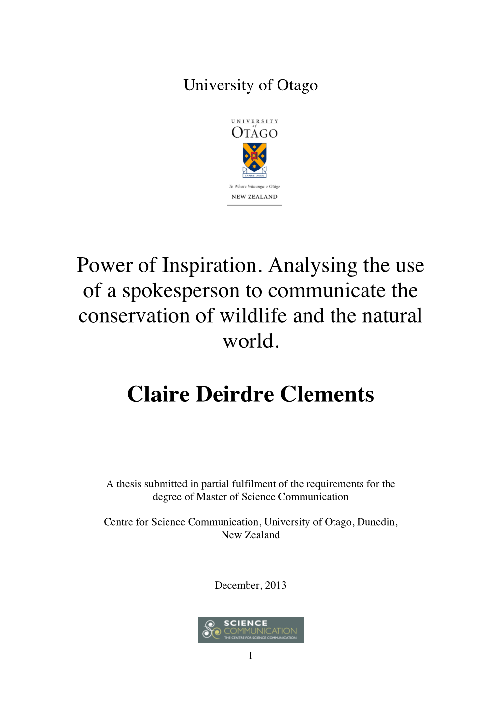 Claire Deirdre Clements