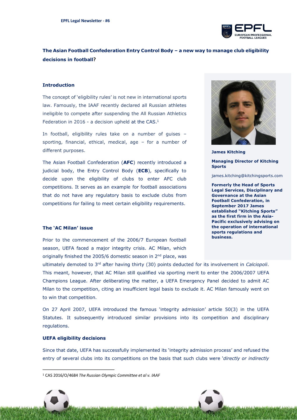 EPFL Legal Newsletter - #6