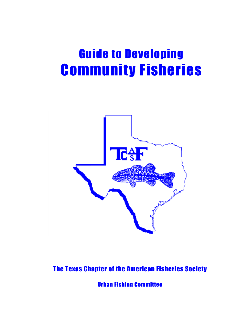 Guide to Developing Community Fisheries