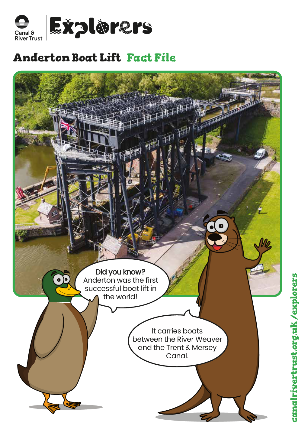 Anderton Boat Lift Fact File