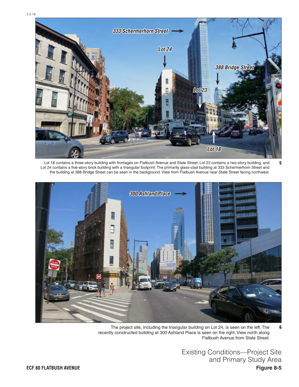 Existing Conditions—Project Site and Primary Study Area ECF 80 FLATBUSH AVENUE Figure 8-5 ECF 80 Flatbush Avenue