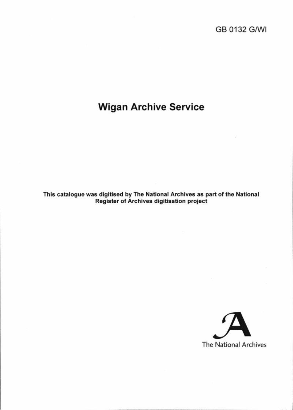 Wigan Archive Service