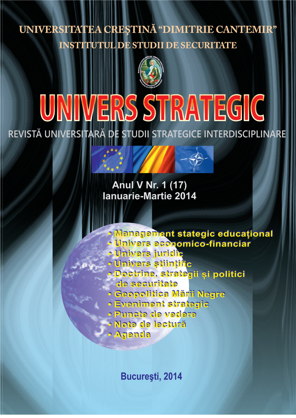 UNIVERS STRATEGIC - Revistă Universitară De Studii Strategice Interdisciplinare Nr