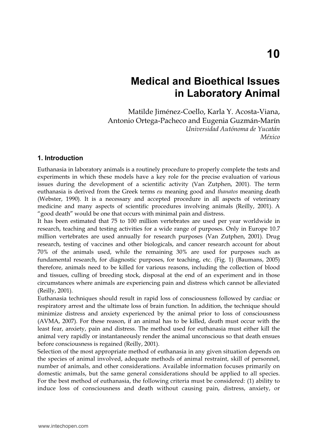 Medical and Bioethical Issues in Laboratory Animal