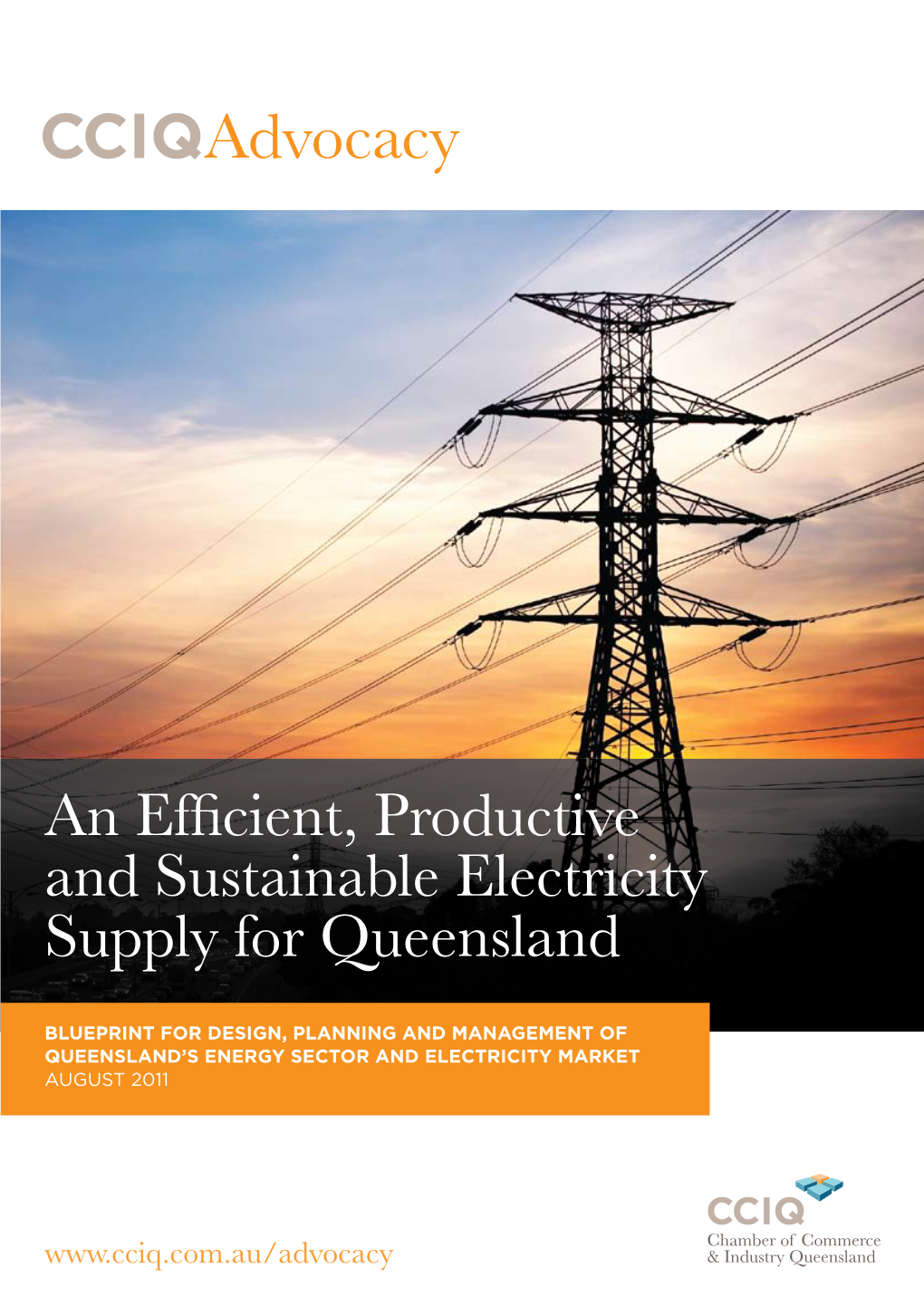An Efficient, Productive and Sustainable Electricity Supply for Queensland
