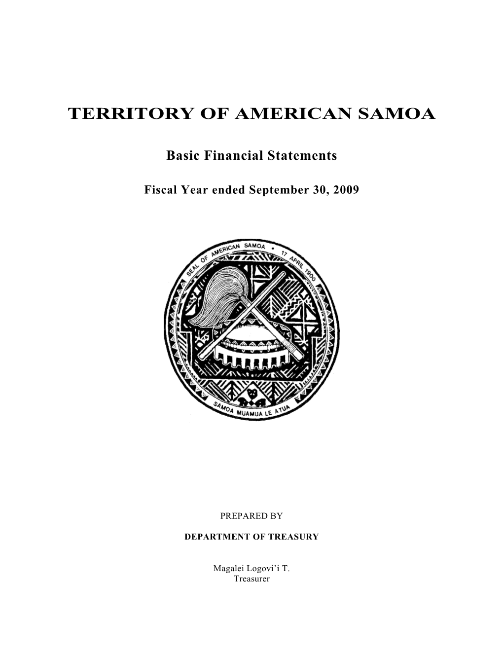 Territory of American Samoa