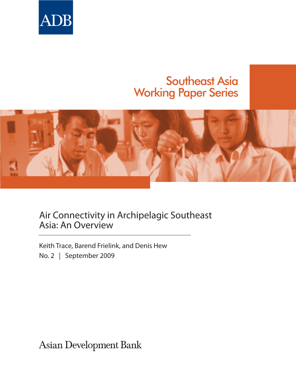 Air Connectivity in Archipelagic Southeast Asia: an Overview