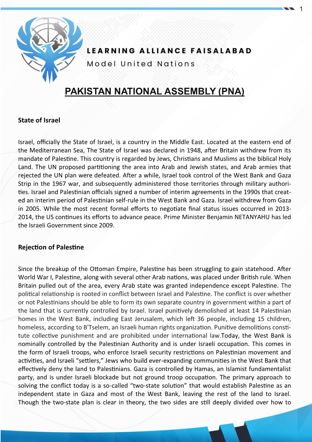 Pakistan National Assembly (Pna)