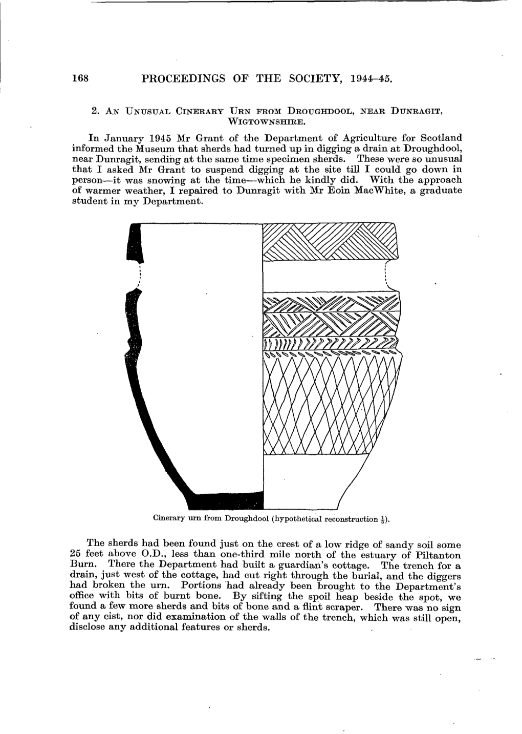 Proceedings of the Society, 1944-45. 2. an Unusual