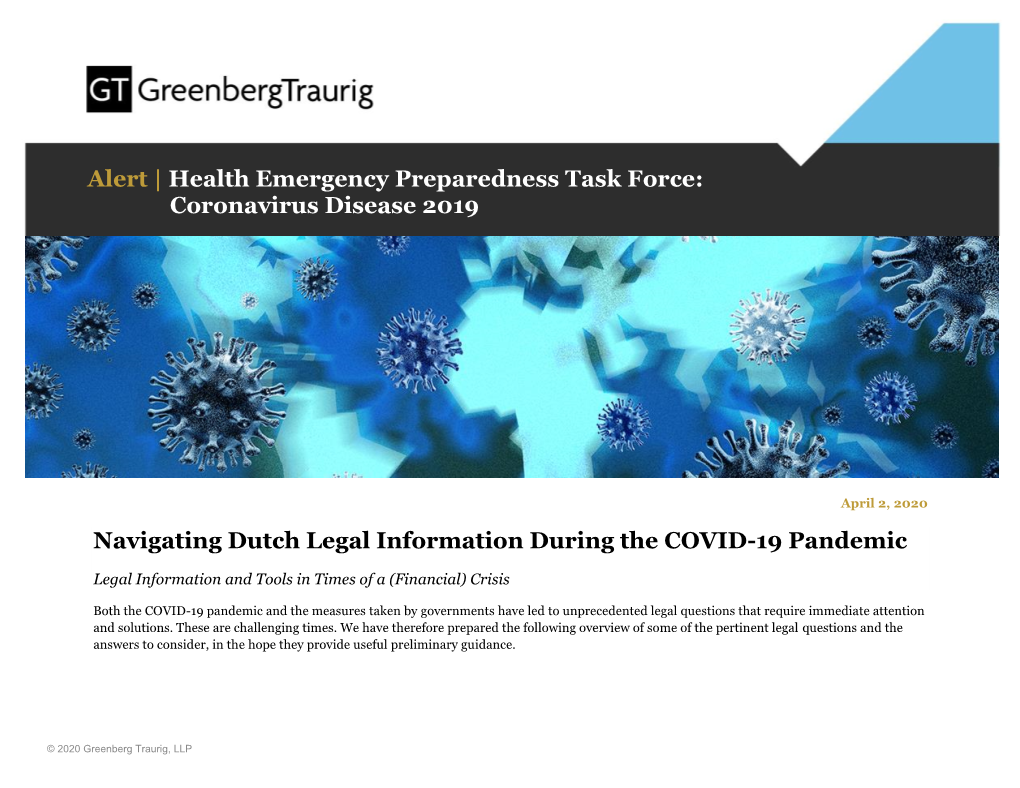 Navigating Dutch Legal Information During the COVID-19 Pandemic