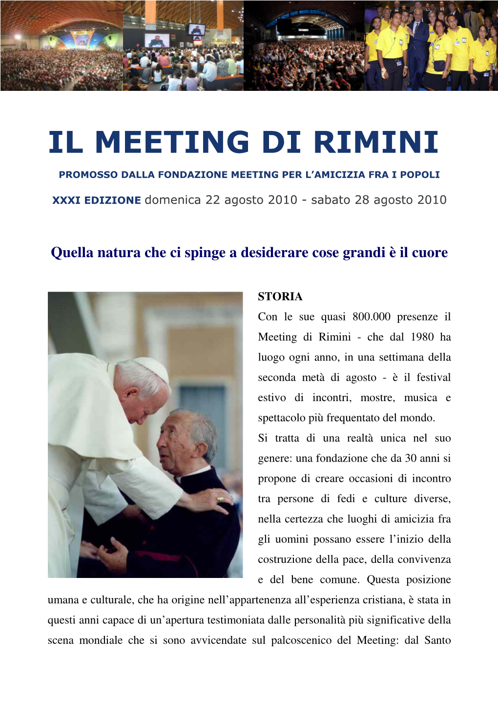 Il Meeting Di Rimini