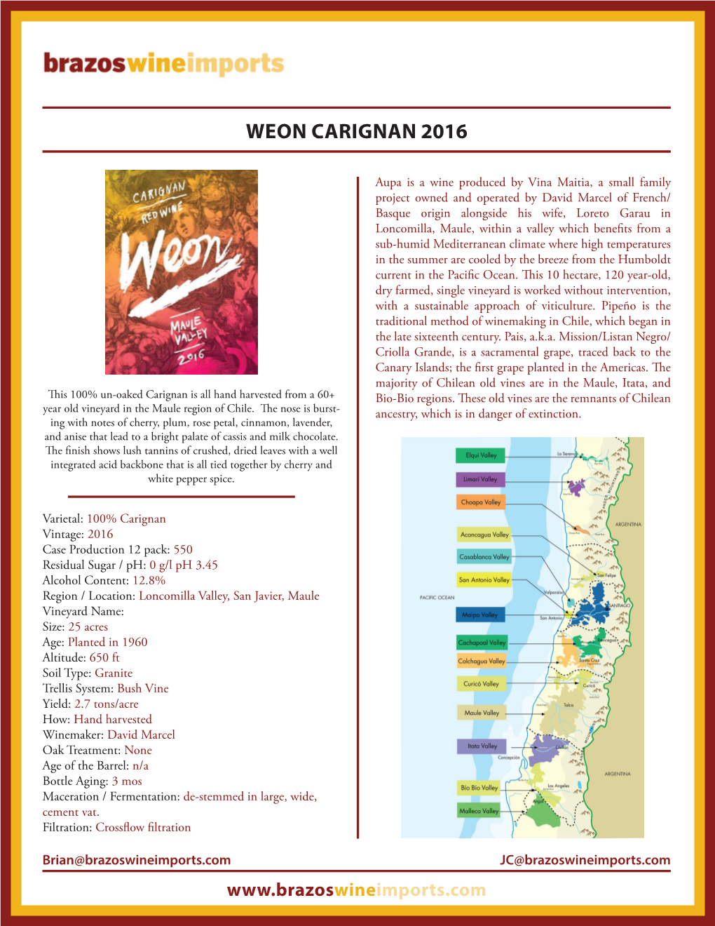 Weon Carignan 2016