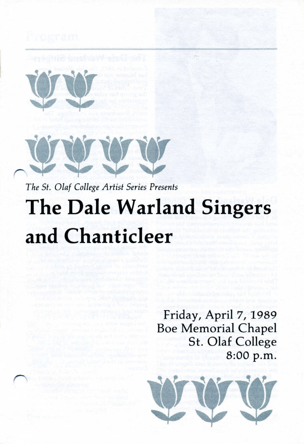 The Dale Warland Singers and Chanticleer