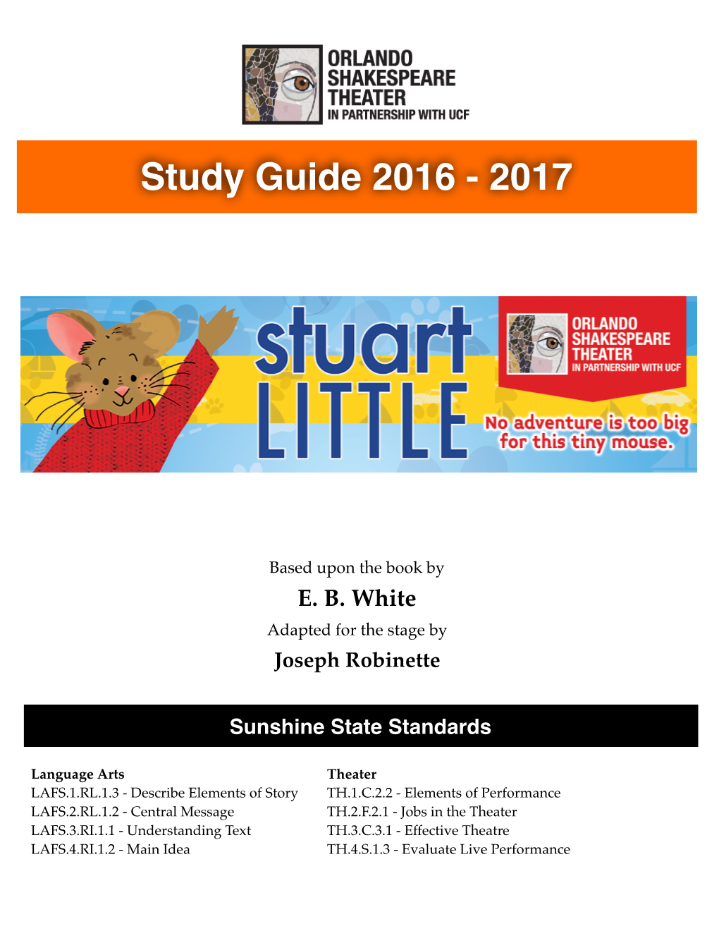 Stuart Little 2016 Study Guide