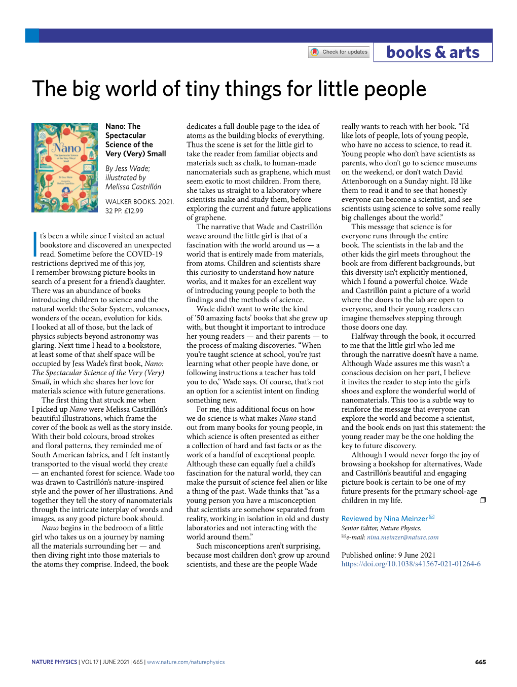 The Big World of Tiny Things for Little People