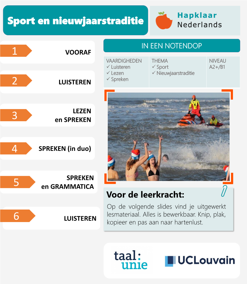 Sport En Nieuwjaarstraditie (Pdf)