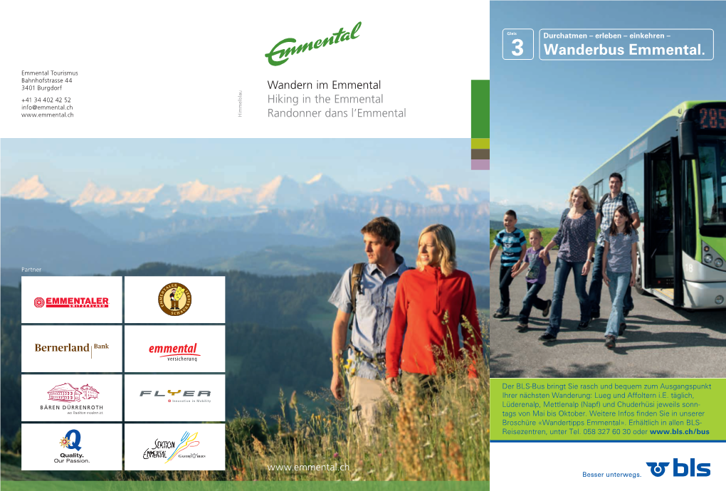 Wanderbus Emmental