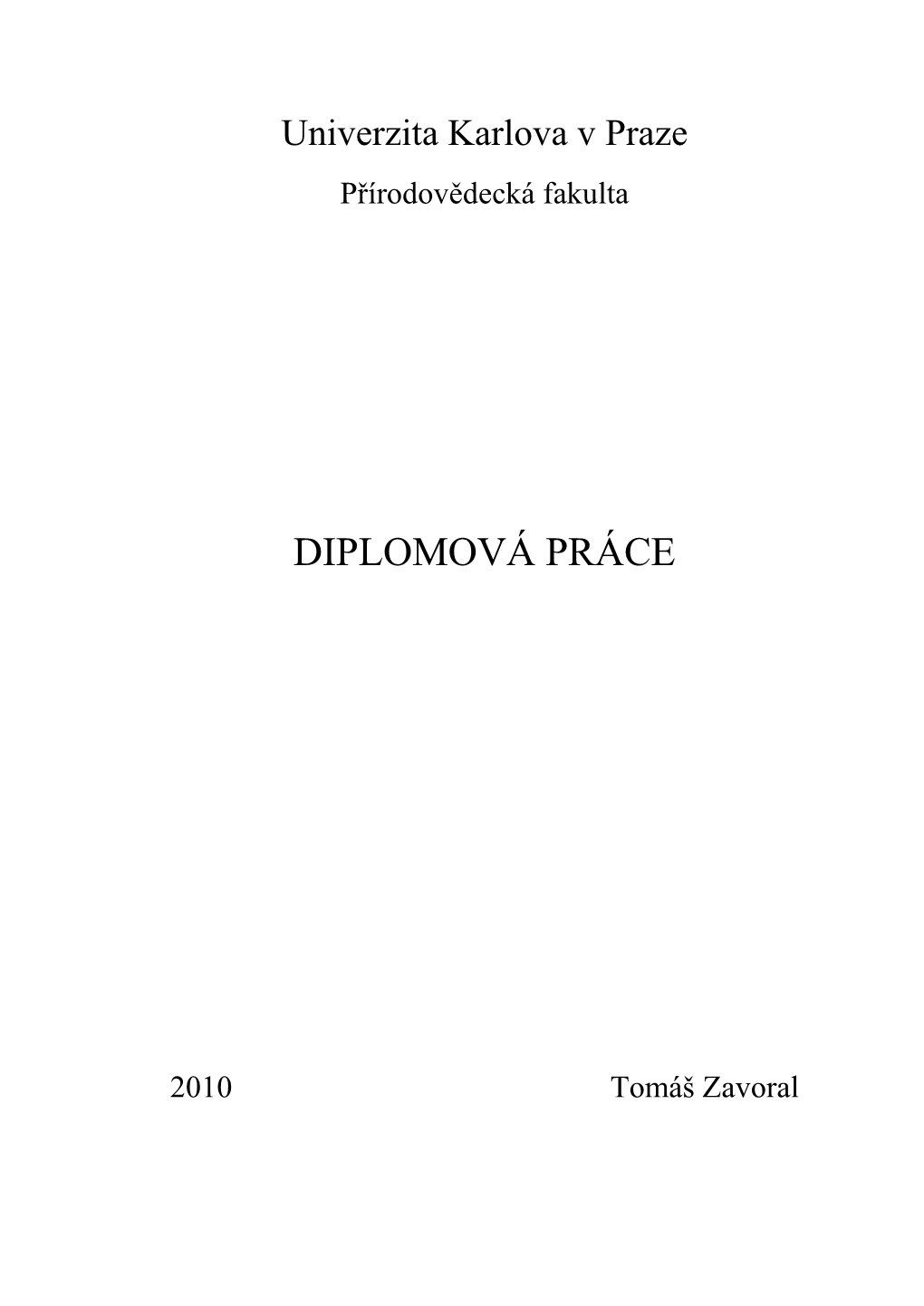 Diplomová Práce