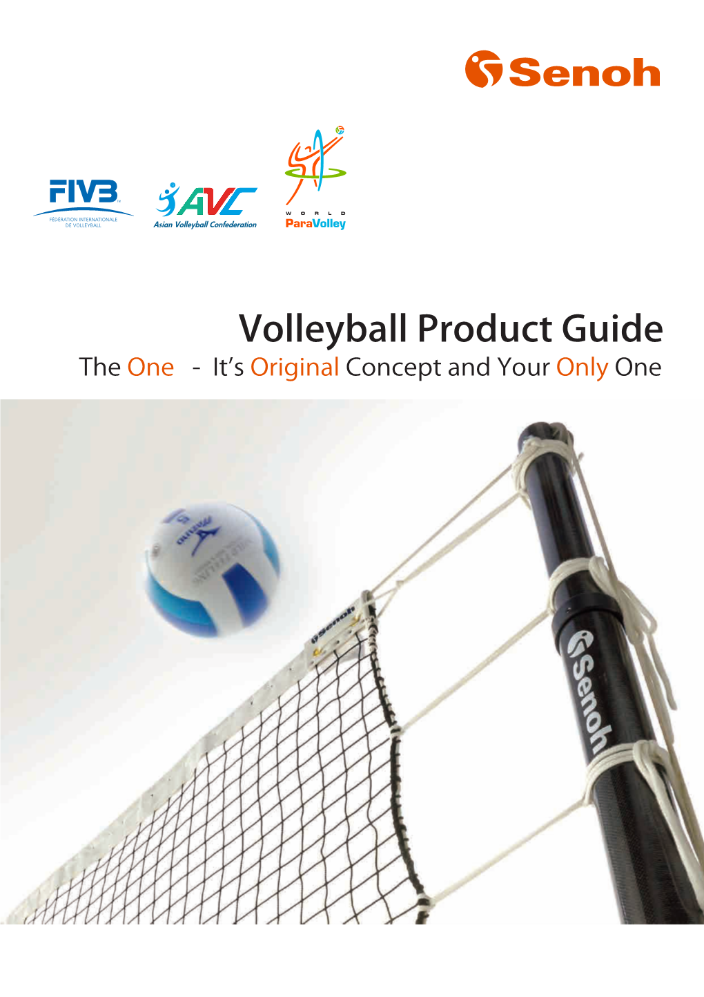 Volleyball Product Guide the One - It’S Original Concept and Your Only One INDEX